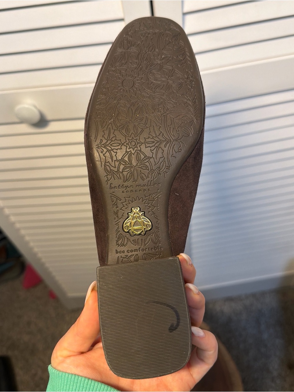 Brown Suede Slip-On Loafers - Picture 4 of 5